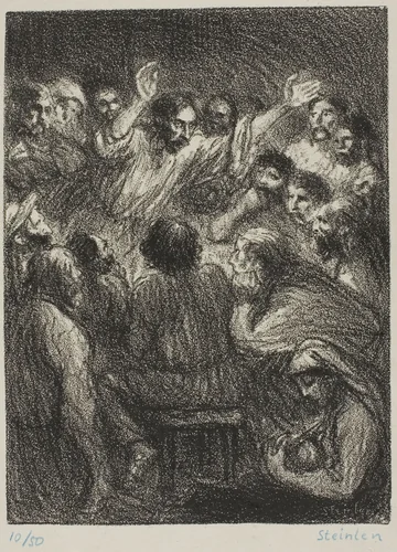 The Apostle by Théophile Alexandre Steinlen, print, 1908