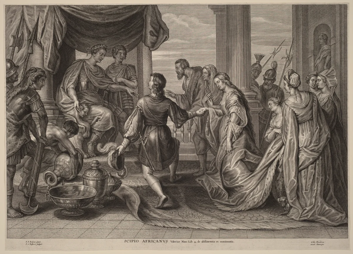 Scipio Africanus by Schelte Adams Bolswert, print, 1586-1659