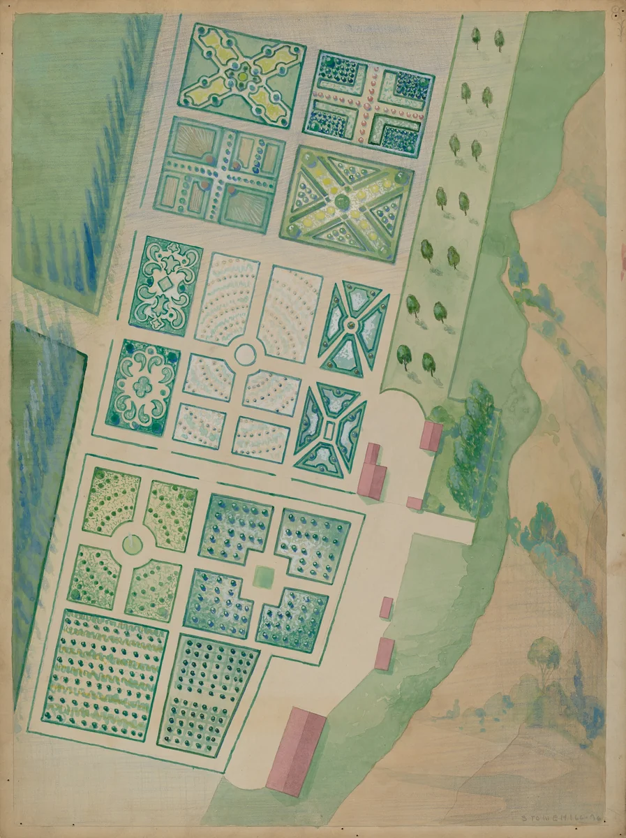 Ranelagh Gardens by George Stonehill, index of american design, 1936