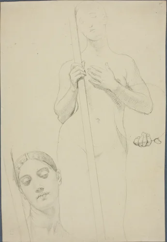 Study by Jean-Auguste-Dominique Ingres, drawing, 1837-1847