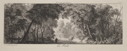 La Forêt by Antoine de Marcenay de Ghuy, print, 1767