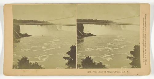 The Glory of Niagara Falls, U.S.A. by B. W. Kilburn, photograph, 1886