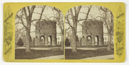 Old Stone Mill, Newport, Rhode Island by Artist Unknown, photograph, 1875-1899