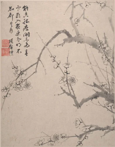 Landscapes, Flowers and Birds by Xiang Shengmo, painting, 1639