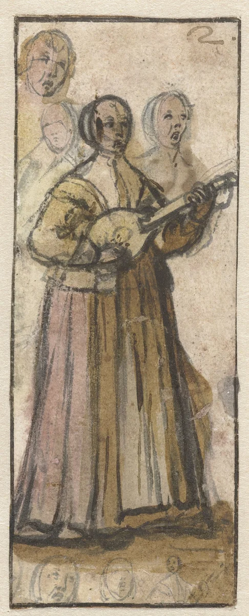 Gehoor by anonymous, drawing, 1600-1699