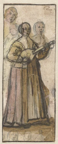 Gehoor by anonymous, drawing, 1600-1699