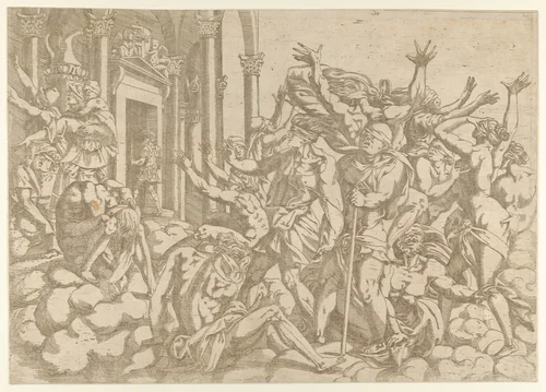 Ignorance Defeated by Antonio Fantuzzi, print, 1540-1545