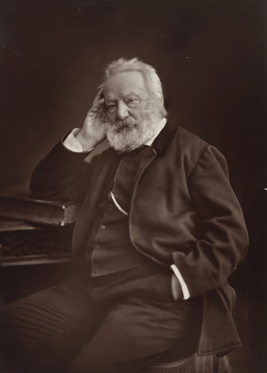 Victor Hugo by Nadar, photograph, 1870