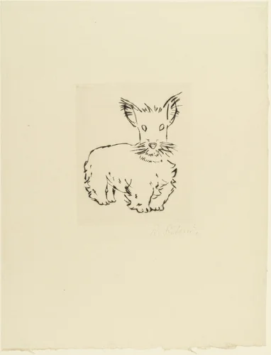 Scotch Terrier (Scotch Terrier) by Renée Sintenis, print, 1928