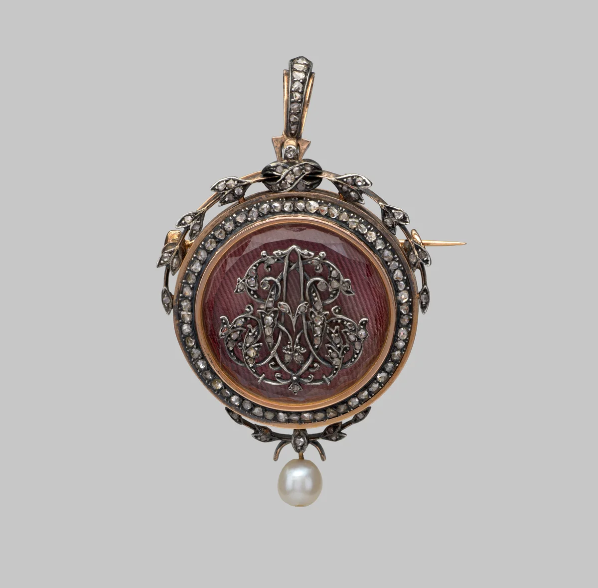 Brooch by Dumoret, metalwork, 1845-1875