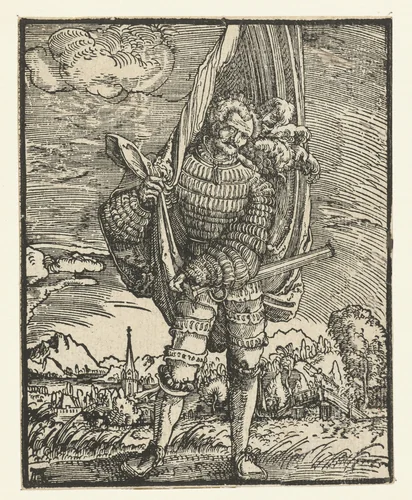 Vaandeldrager by Unknown, print, 1506-1538