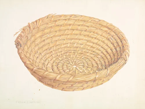 Amana Bread-raising Basket by Frank Eiseman, index of american design, 1938