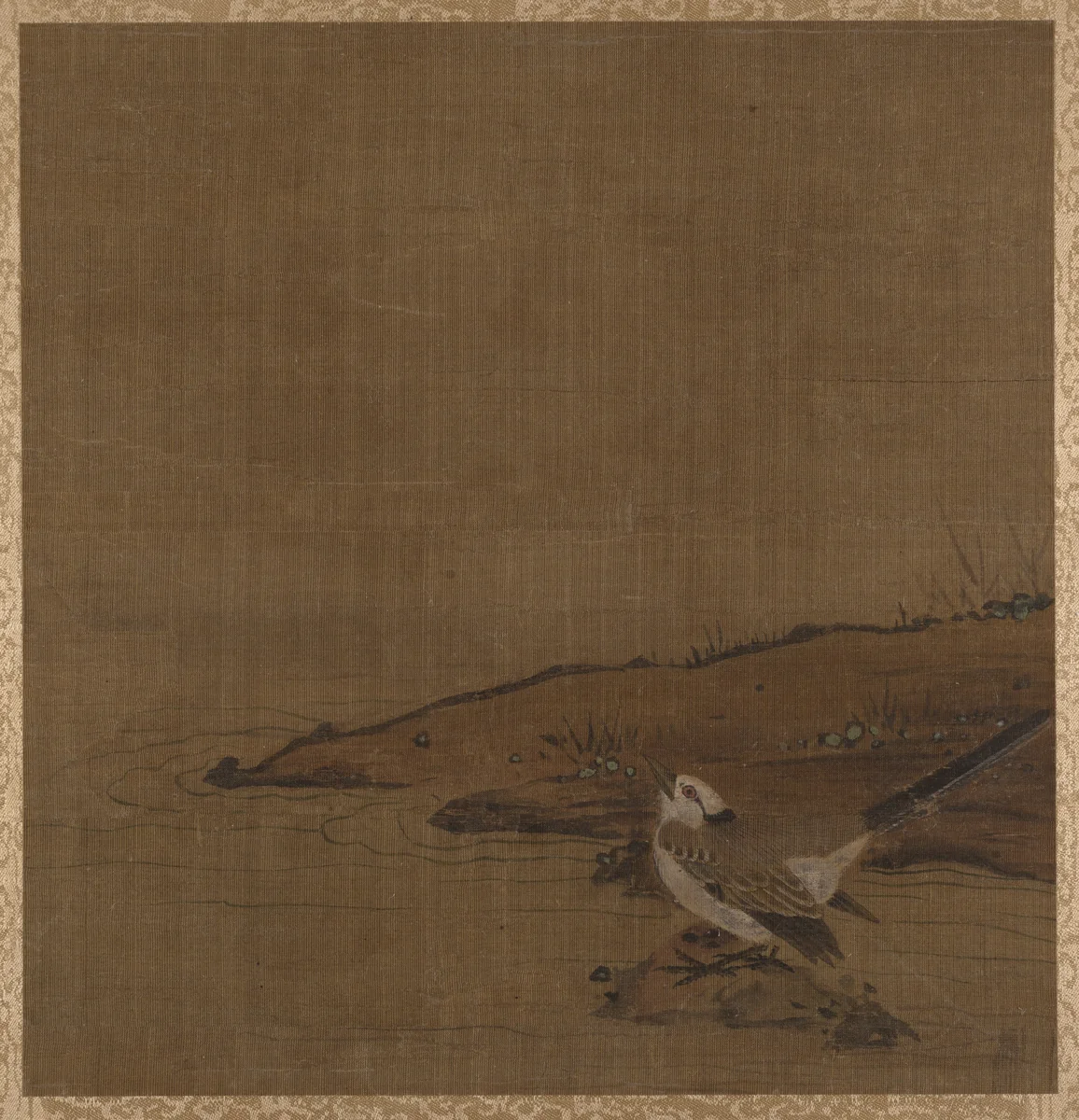 Bird Near Water (from Album of Studies by Modern Artists, no. 62) by Unidentified Artist, painting, 1368-1911