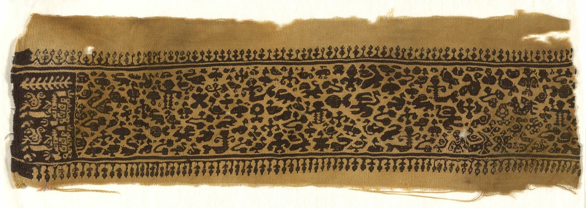 Panel by Coptic Egypt, textile, 201-600
