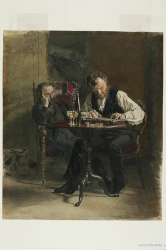 The Zither Player by Thomas Eakins, painting, 1876