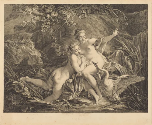 Jupiter and Leda by William Wynne Ryland
François Boucher, print, 1758