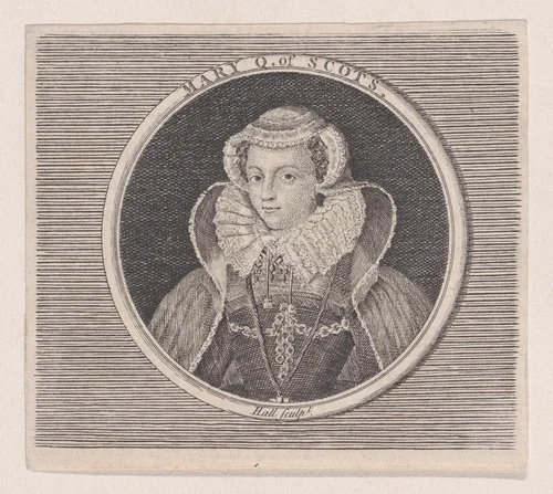 Mary, Queen of Scots by John Hall, print, 1700-1799