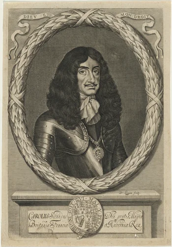 Charles II by David Loggan, print, 1635-1700