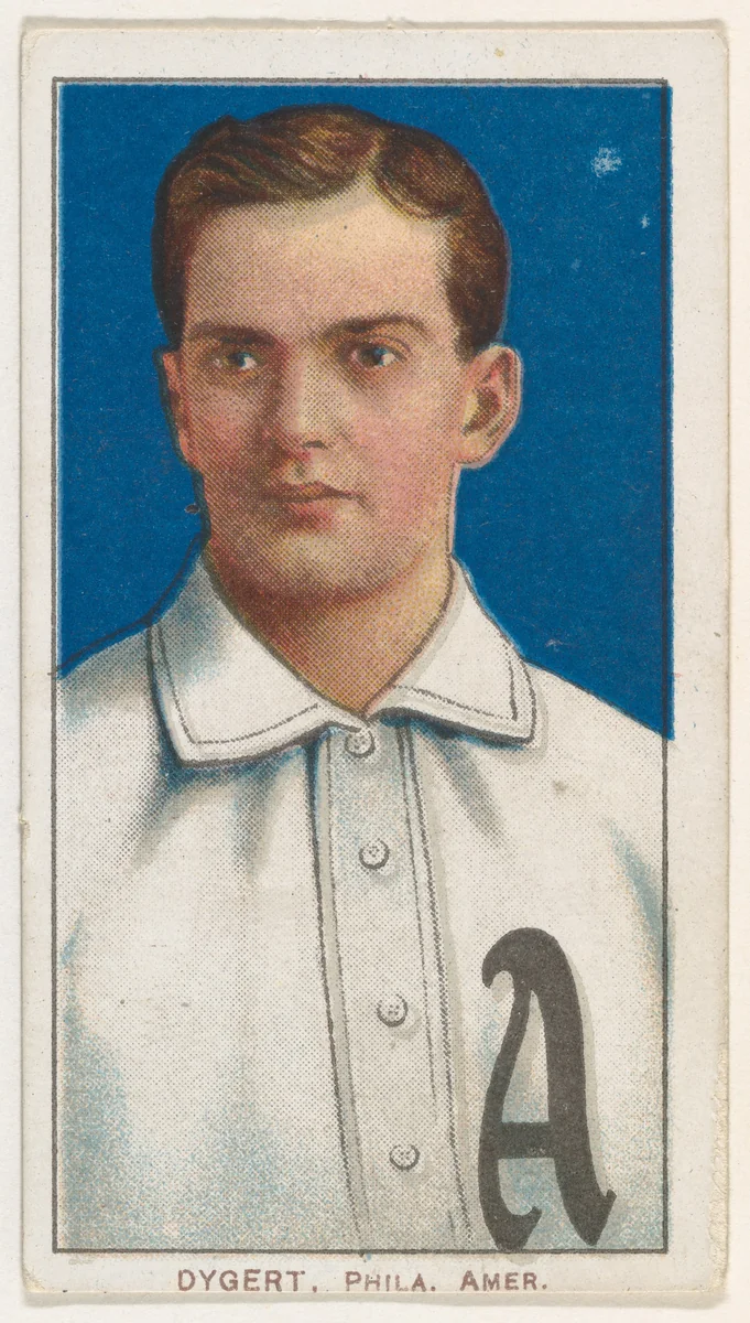 Dygert, Philadelphia, American League, from the White Border series (T206) for the American Tobacco Company by American Tobacco Company, print, 1909-1911