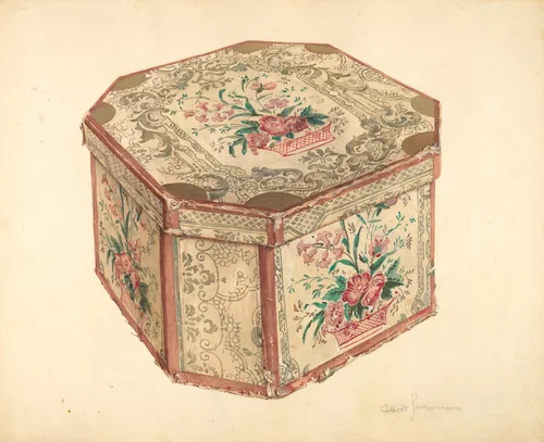 Bandbox by Gilbert Sackerman, index of american design, 1939