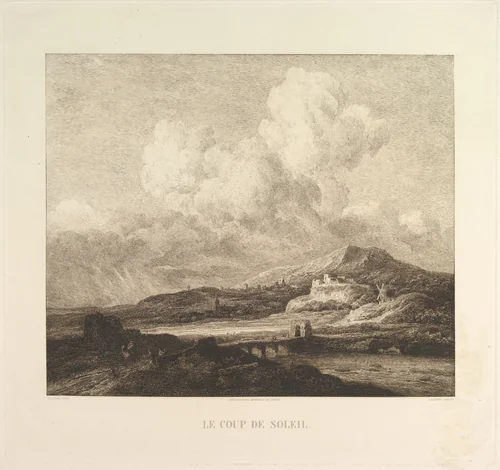 A Burst of Sunlight by Charles-François Daubigny, print, 1860