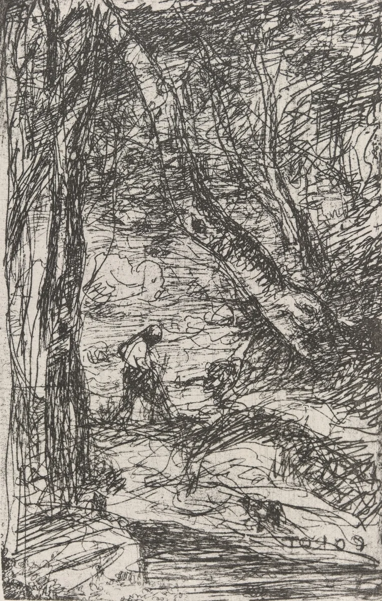 The Lumberjack by Charles Nègre, photograph, 1853