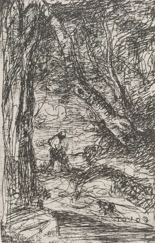 The Lumberjack by Charles Nègre, photograph, 1853