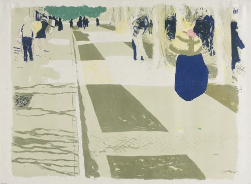 The Avenue by Edouard Vuillard, print, 1899