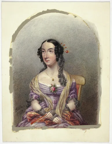 Lady Georgina Murray by Elizabeth Murray, painting, 1843