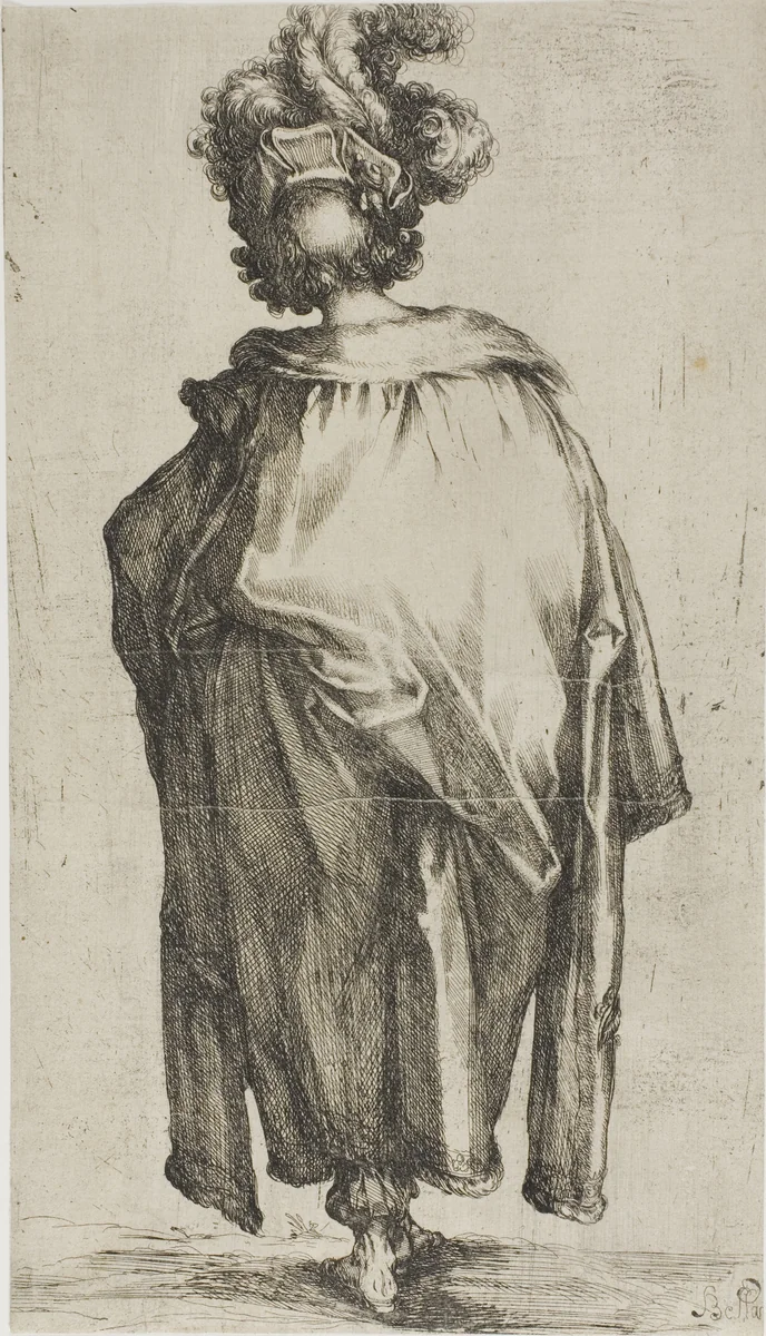 Melchior, from the Three Magi by Jacques Bellange, print, 1612-1616