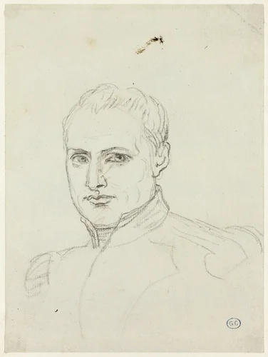 Study by Jacques-Louis David, drawing, 1811-1812