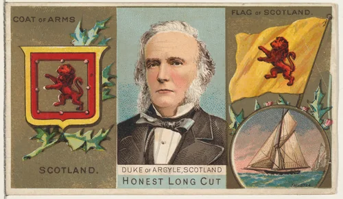 Duke of Argyle, Scotland, from the Rulers, Flags, and Coats of Arms series (N126-1) issued by W. Duke, Sons & Co. by W. Duke, Sons & Co., print, 1888