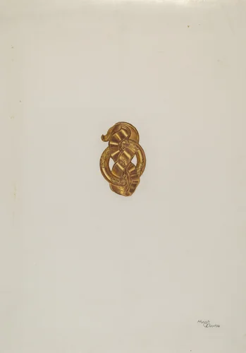 Brooch by Hugh Clarke, index of american design, 1938