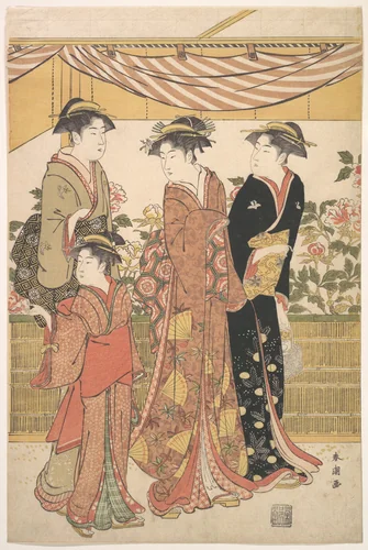 The Bōtan Show by Katsukawa Shunchō (勝川春潮), print, 1780-1800