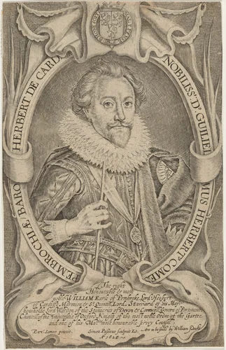 William Herbert, Third Earl of Pembroke by Simon van de Passe
Paulus van Somer I, print, 1595-1647