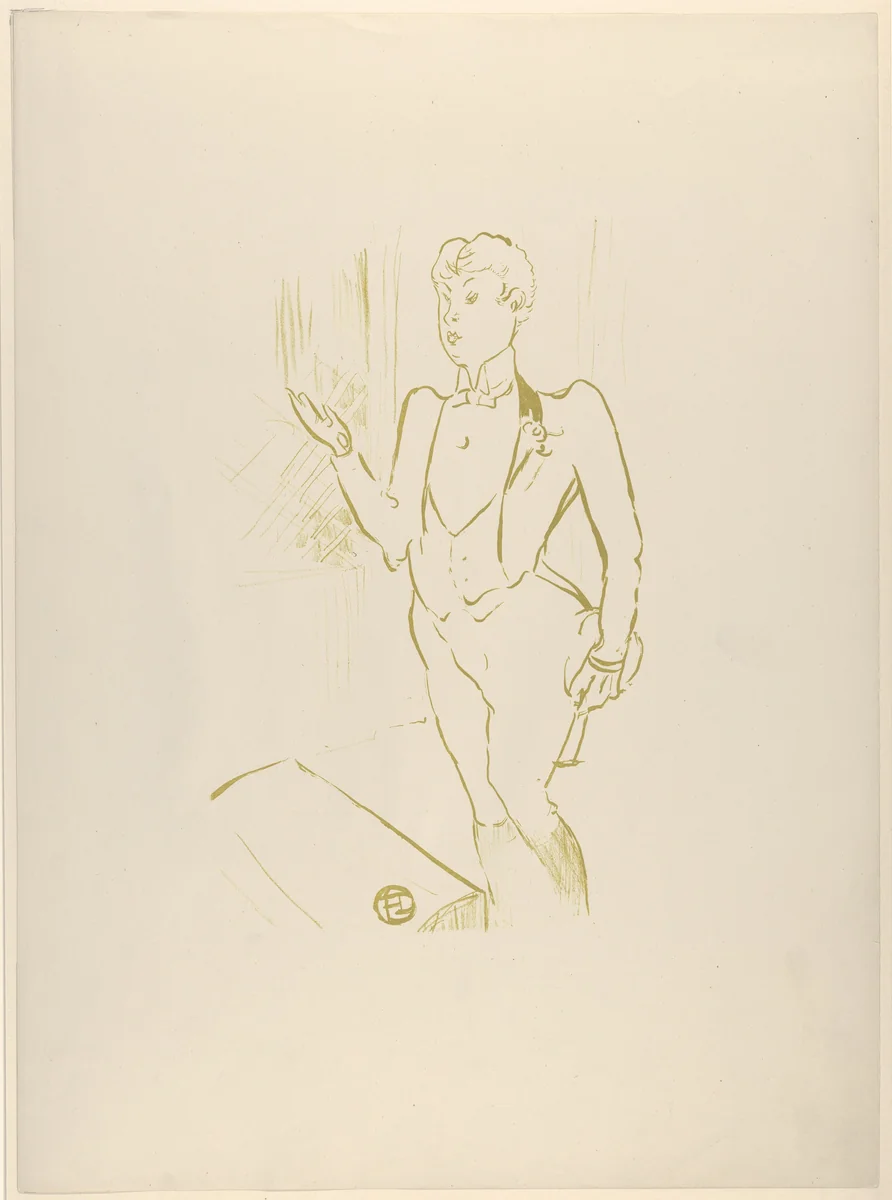 Mary Hamilton (from Le Café Concert) by Henri de Toulouse-Lautrec, print, 1893