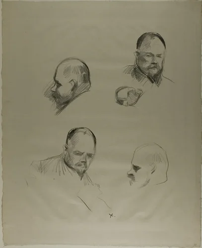 Ambroise Vollard, Four Sketches by Jean-Louis Forain, print, 1905-1915