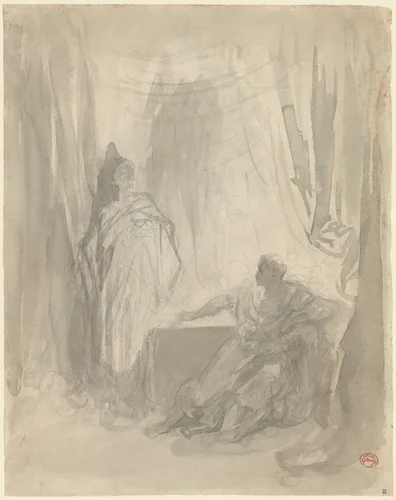L'Apparition by Gustave Doré, drawing, 1850-1883