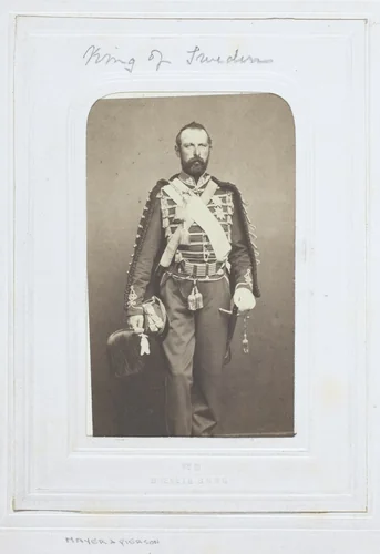 King of Sweden by Mayer and Pierson, photograph, 1860-1869