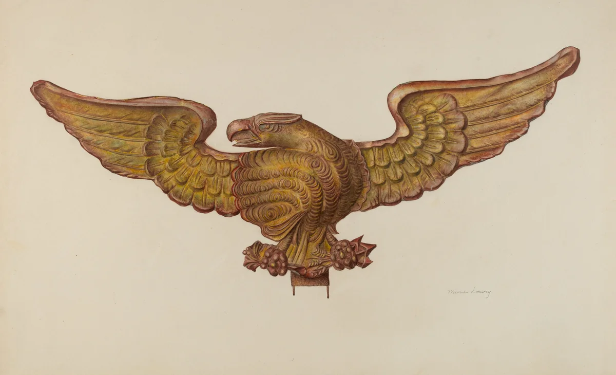 Eagle by Mina Lowry, index of american design, 1941
