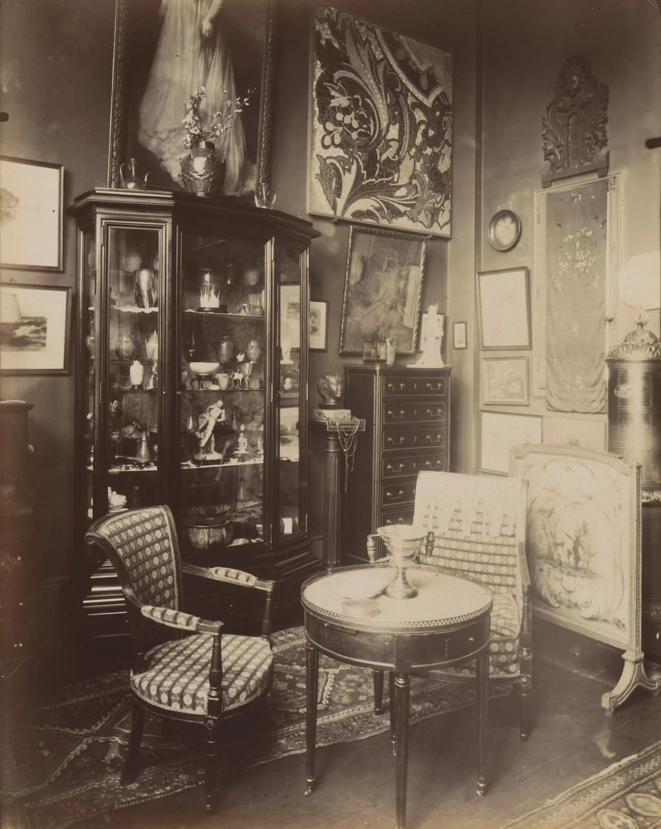 Untitled (intérieure d'artiste) by Eugène Atget, photograph, 1912