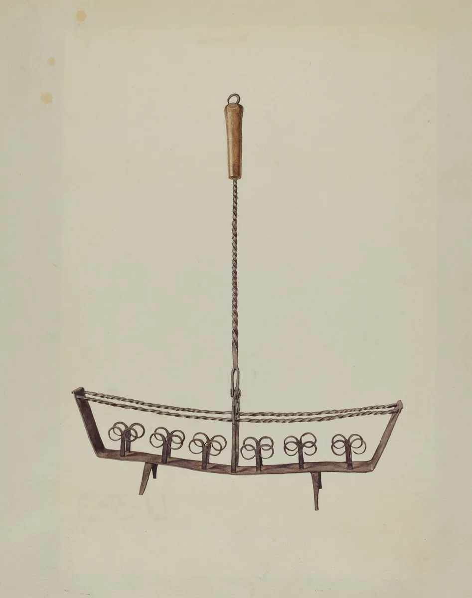 Toaster by Alice Cosgrove, index of american design, 1939