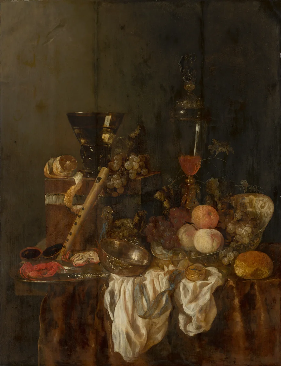 Sumptuous Still Life by Abraham van Beyeren, painting, 1655
