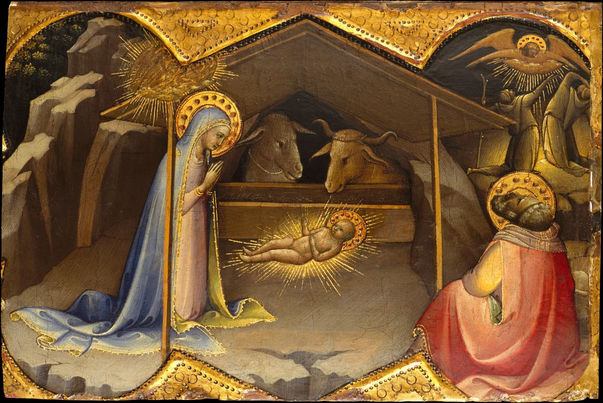 The Nativity by Lorenzo Monaco, painting, 1403-1413