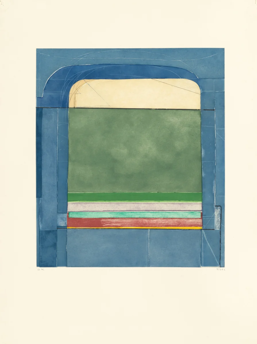 Blue Surround by Richard Diebenkorn, print, 1982