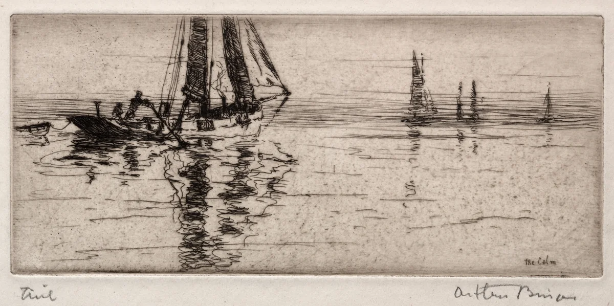 The Calm by Arthur John Trevor Briscoe, print, 1925