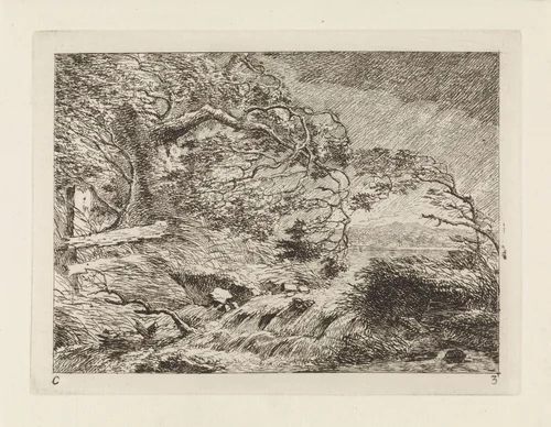 Waterstroom by Gerard van Nijmegen, print, 1794