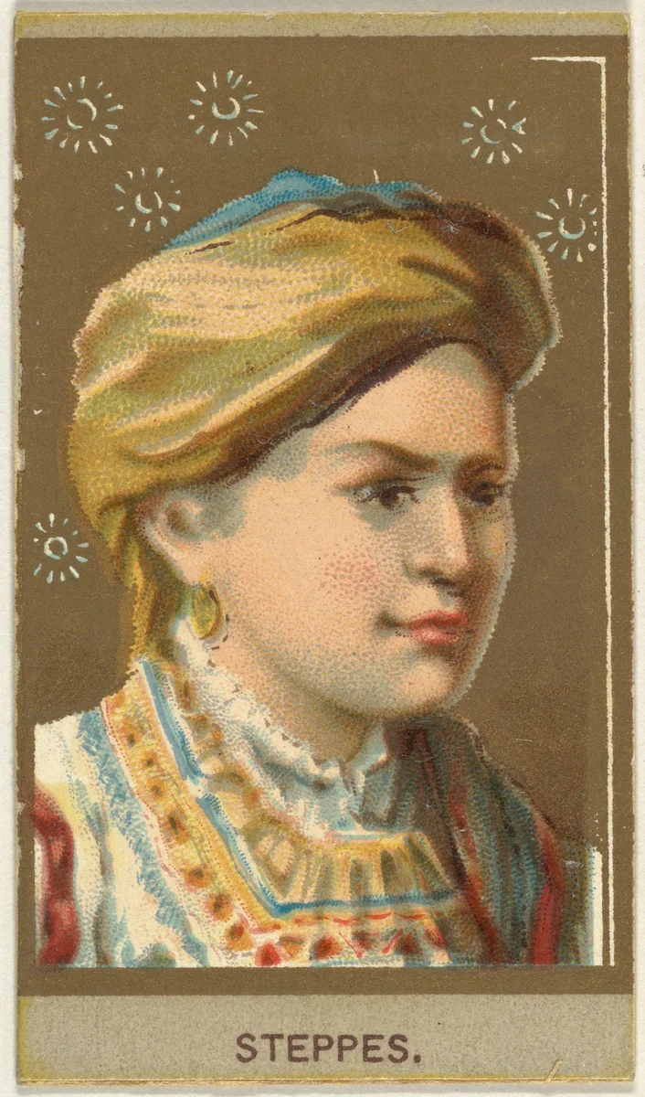 Steppes, from the Races of Mankind series (T181) issued by Abdul Cigarettes by Abdul Cigarettes, print, 1881