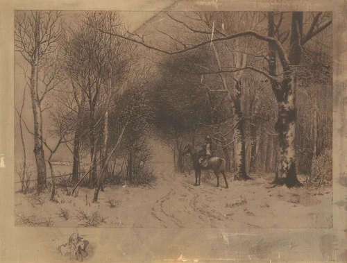 The Bugle Call by A. Courtney; A. Leunig, print, 1875-1885