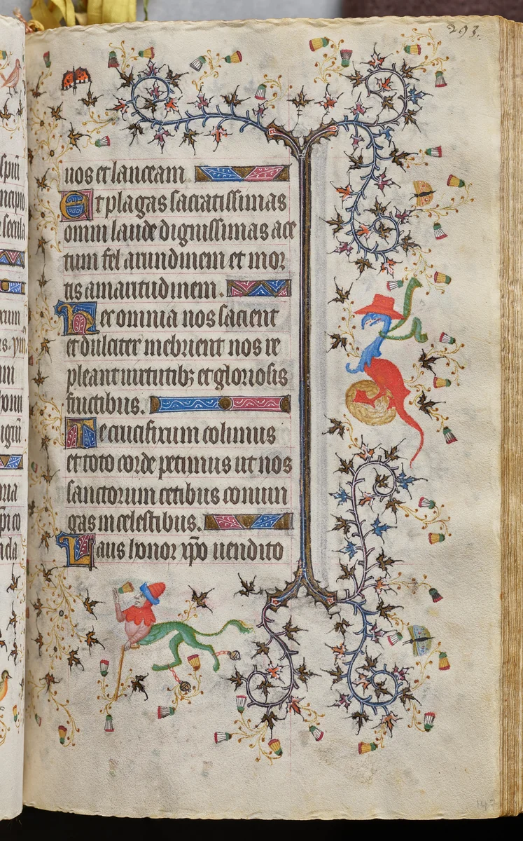 Hours of Charles the Noble, King of Navarre (1361-1425): fol. 147r, Text by Master of the Brussels Initials and Associates, book, 1400-1410